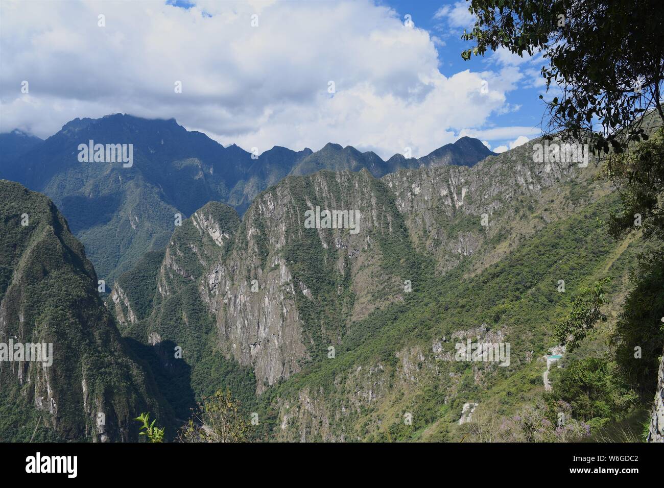 15. Jahrhundert Inka-Zitadelle Machu Picchu, Stockfoto