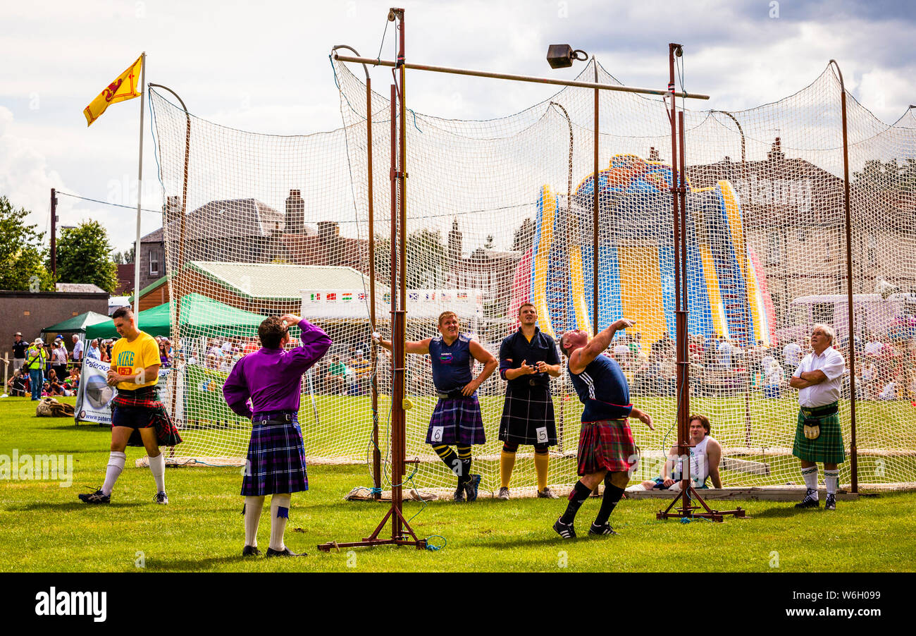 Highland Games in Stirling, Schottland Stockfoto