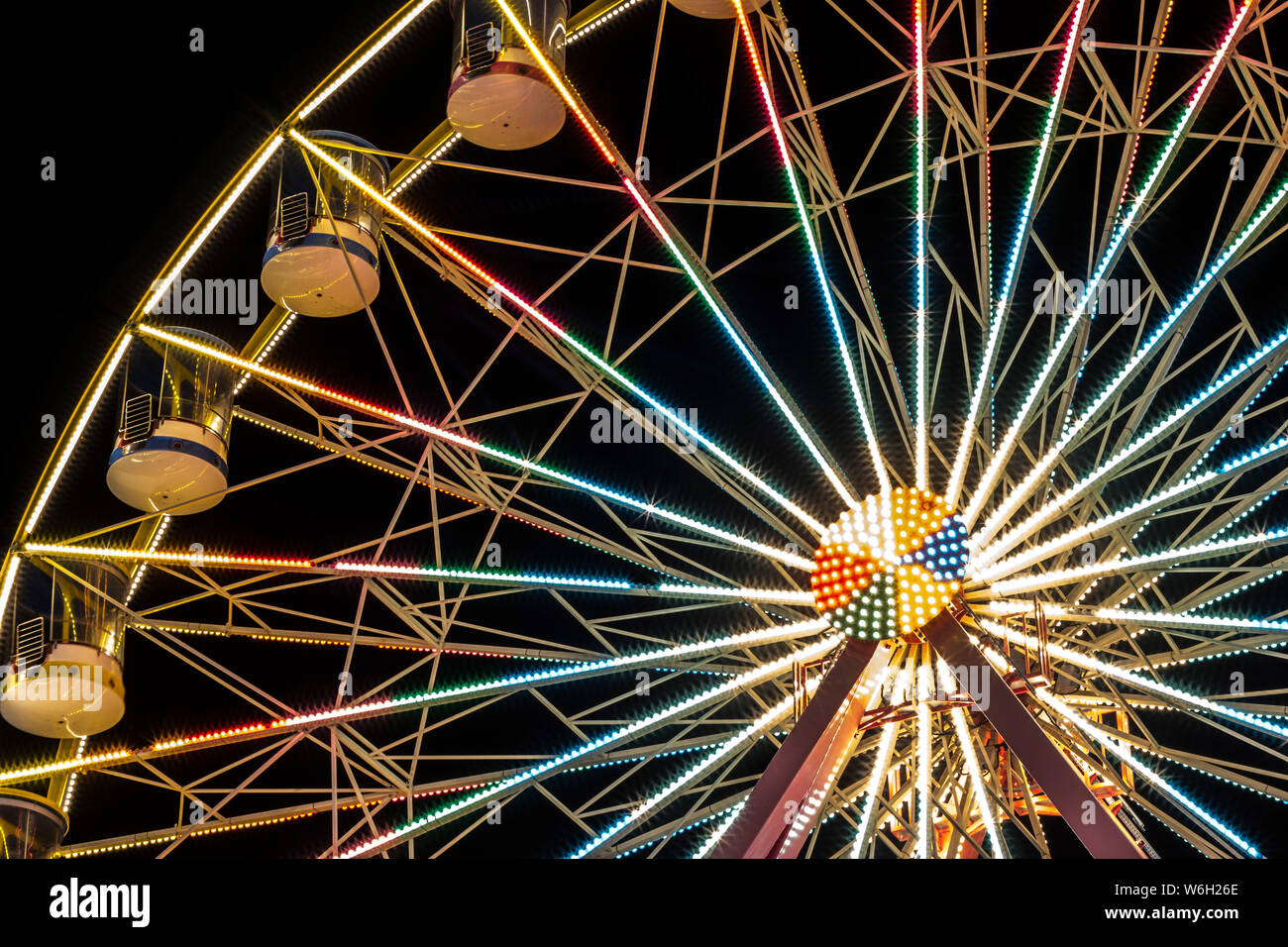 Großes Riesenrad im Happy Land parc, Tunesien Stockfoto