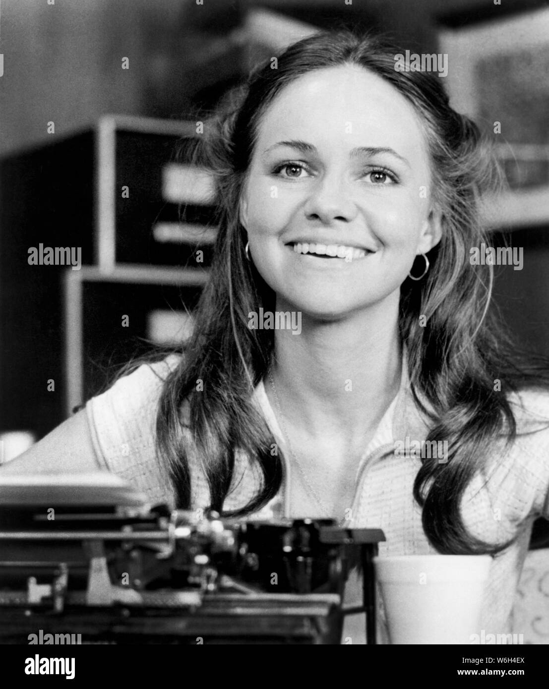 Sally Field, Werbung Portrait für den Film, "Norma Rae", Twentieth Century Fox, 1979 Stockfoto
