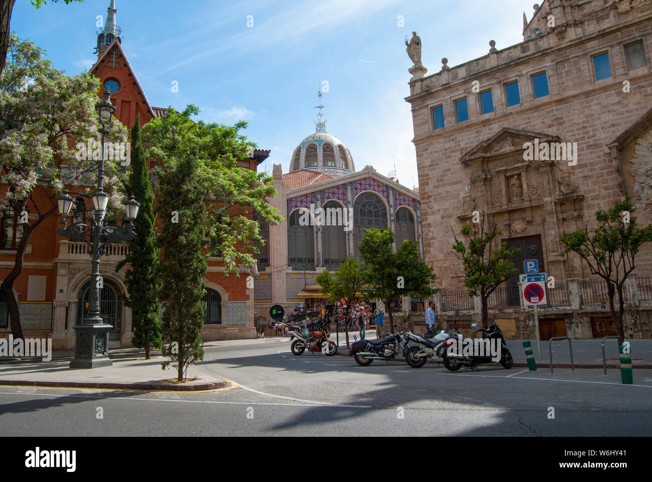 Die Kathedrale von Valencia Stockfoto