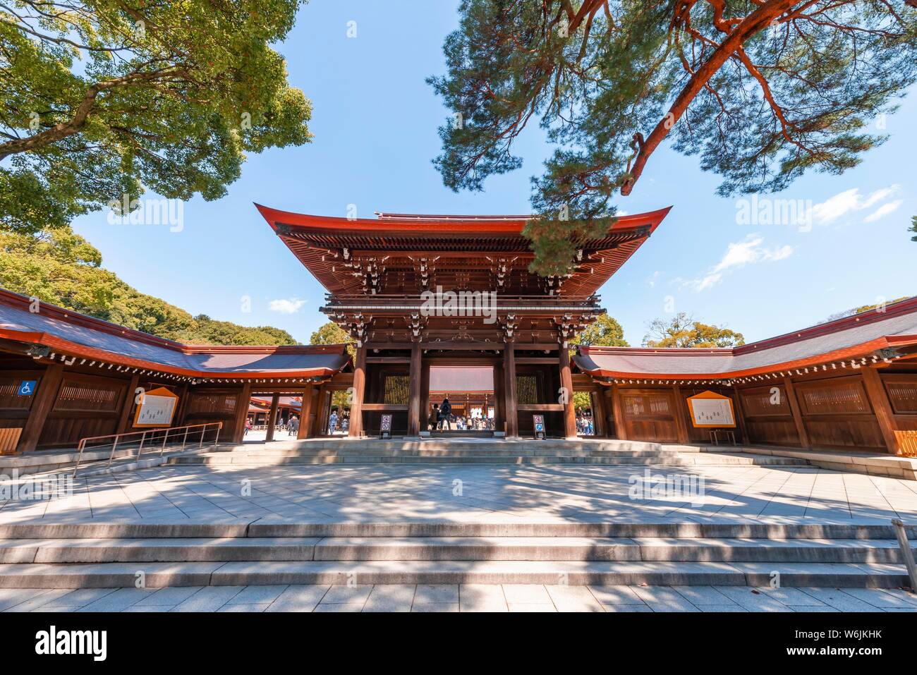 Shinto Schrein, Meiji Schrein, Shibuya, Tokio, Japan Stockfoto
