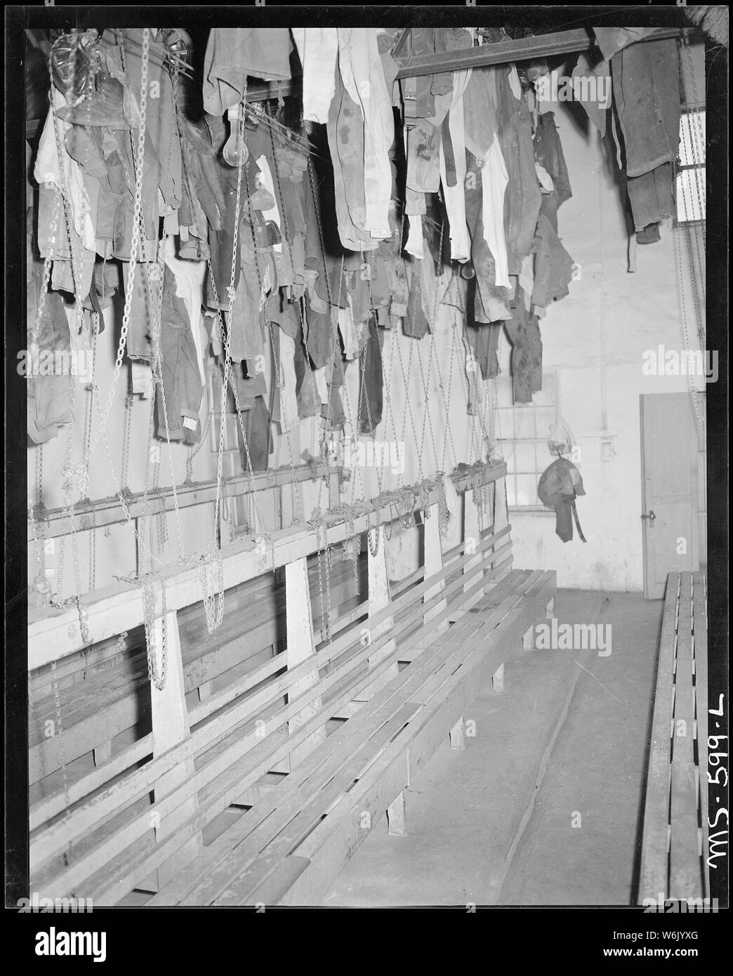 Teil von Waschen und ändern Haus an der Grube. Unabhängige Coal & Coke Company, Kenilworth Mine, Kenilworth, Carbon County, Utah. Stockfoto