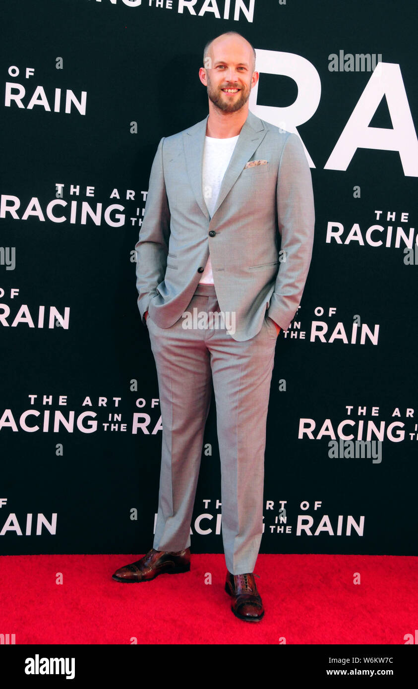 Hollywood, Kalifornien, USA, 1. August 2019 Schauspieler Ian See sorgt Twentieth Century Fox die Weltpremiere von "The Art Of Racing In The Rain" am 1. August 2019 im El Capitan Theatre in Hollywood, Kalifornien, USA. Foto von Barry King/Alamy leben Nachrichten Stockfoto