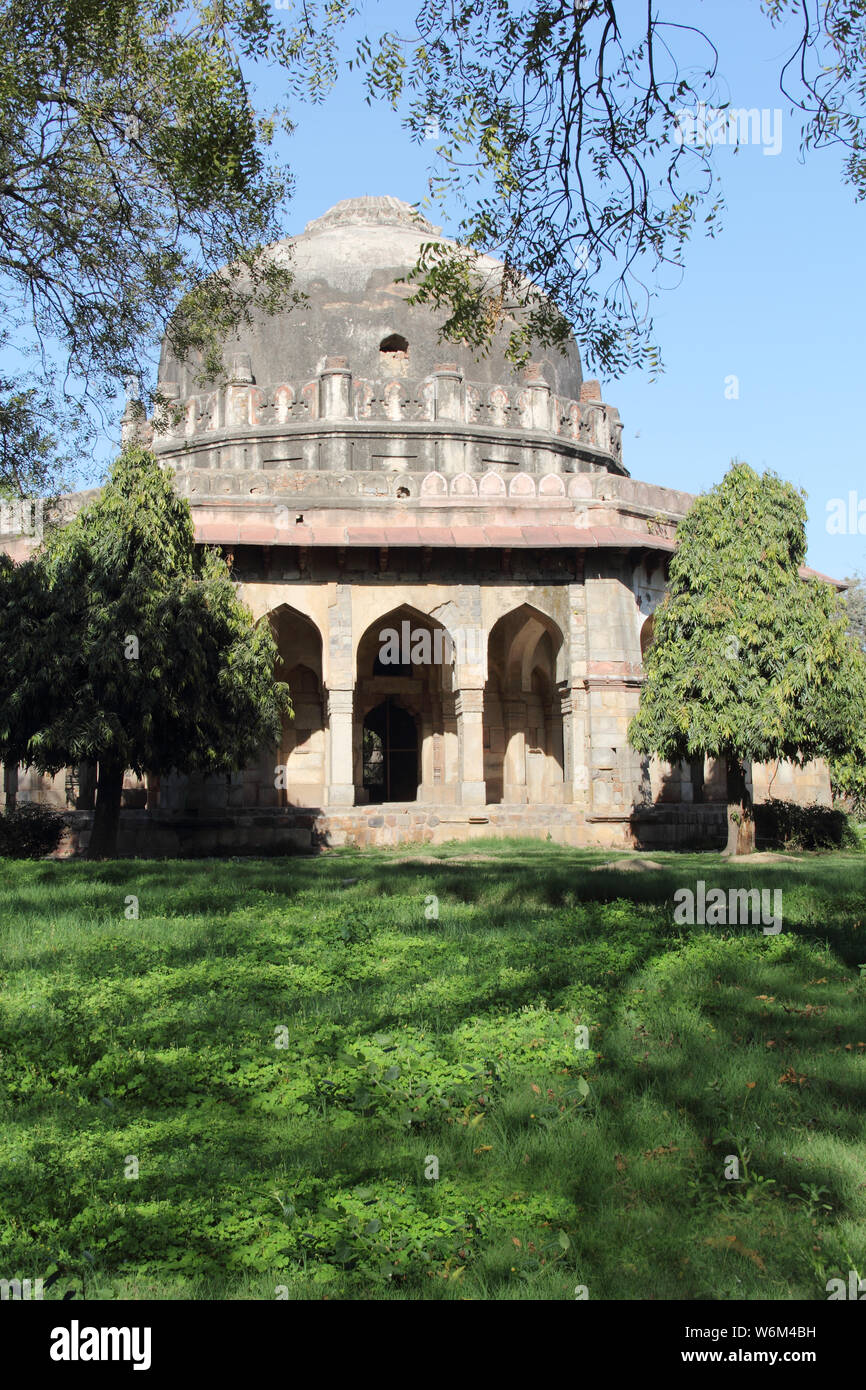 Sheesh Gumbad Grab, Lodi Gardens, New Delhi, Indien Stockfoto