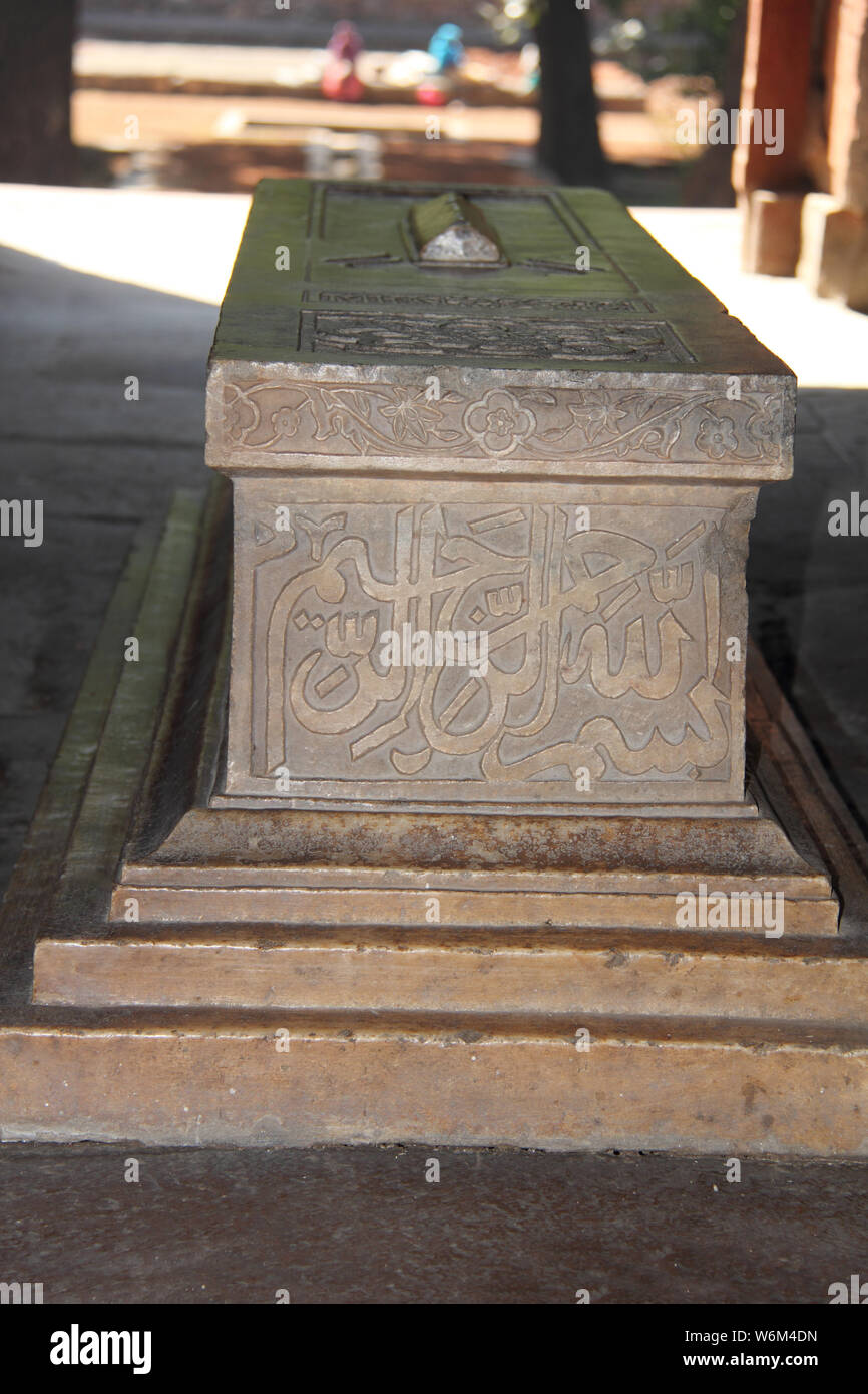 Humayun &#39;s cenotaph in einer Hauptkammer, Humayun &#39;s Grab, Neu Delhi, Indien Stockfoto