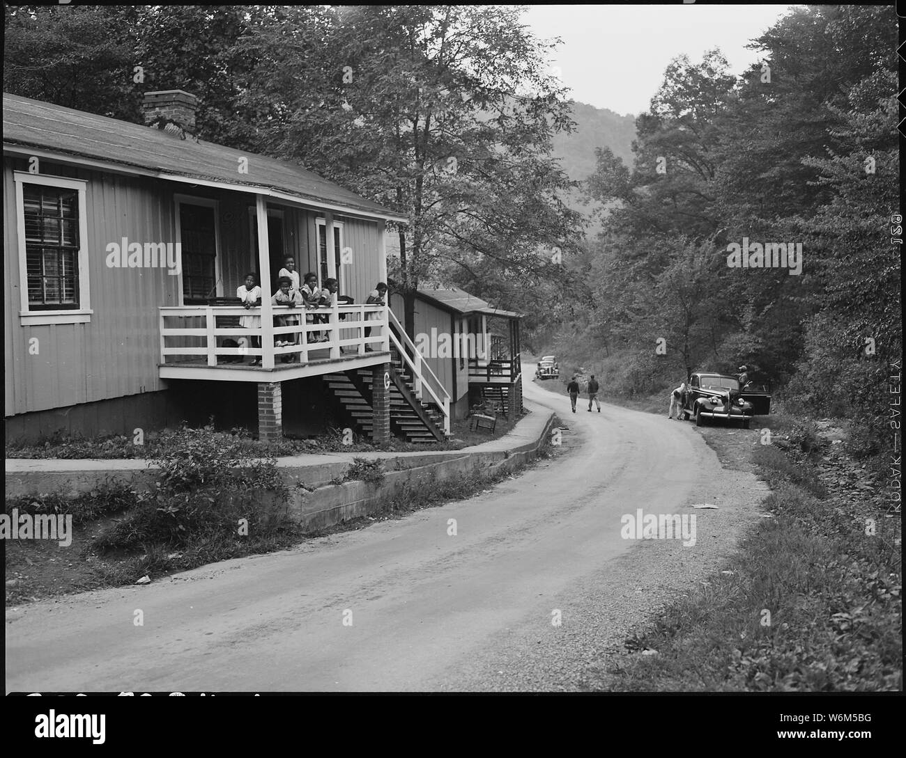 Straße in ... von Unternehmen. Inland Steel Company, Stellmacher Stockfoto