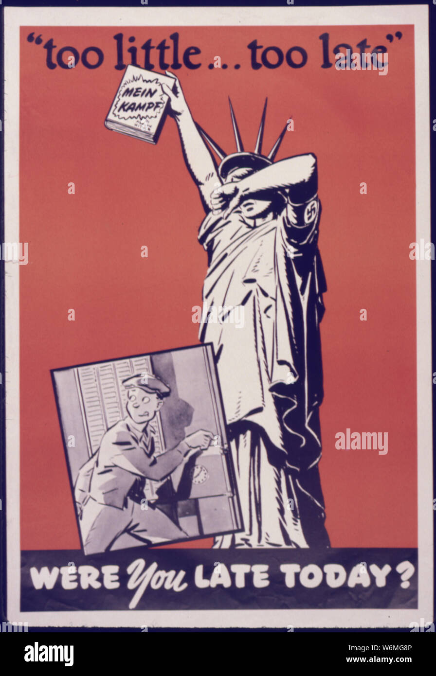 Zu wenig und zu spät. Waren sie zu spät heute? Stockfoto