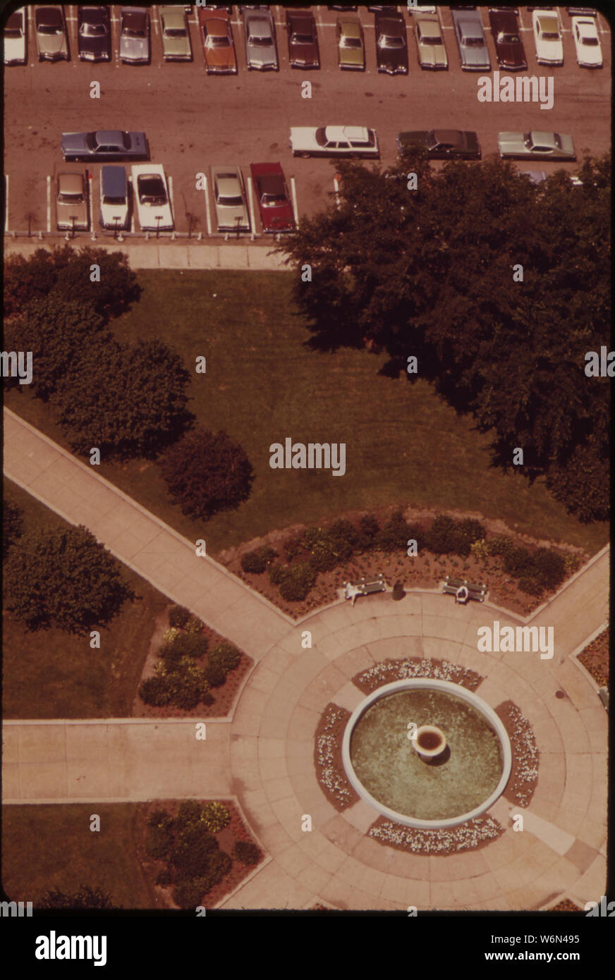 WILLARD Park, in der Nähe der LAKE ERIE Stockfoto