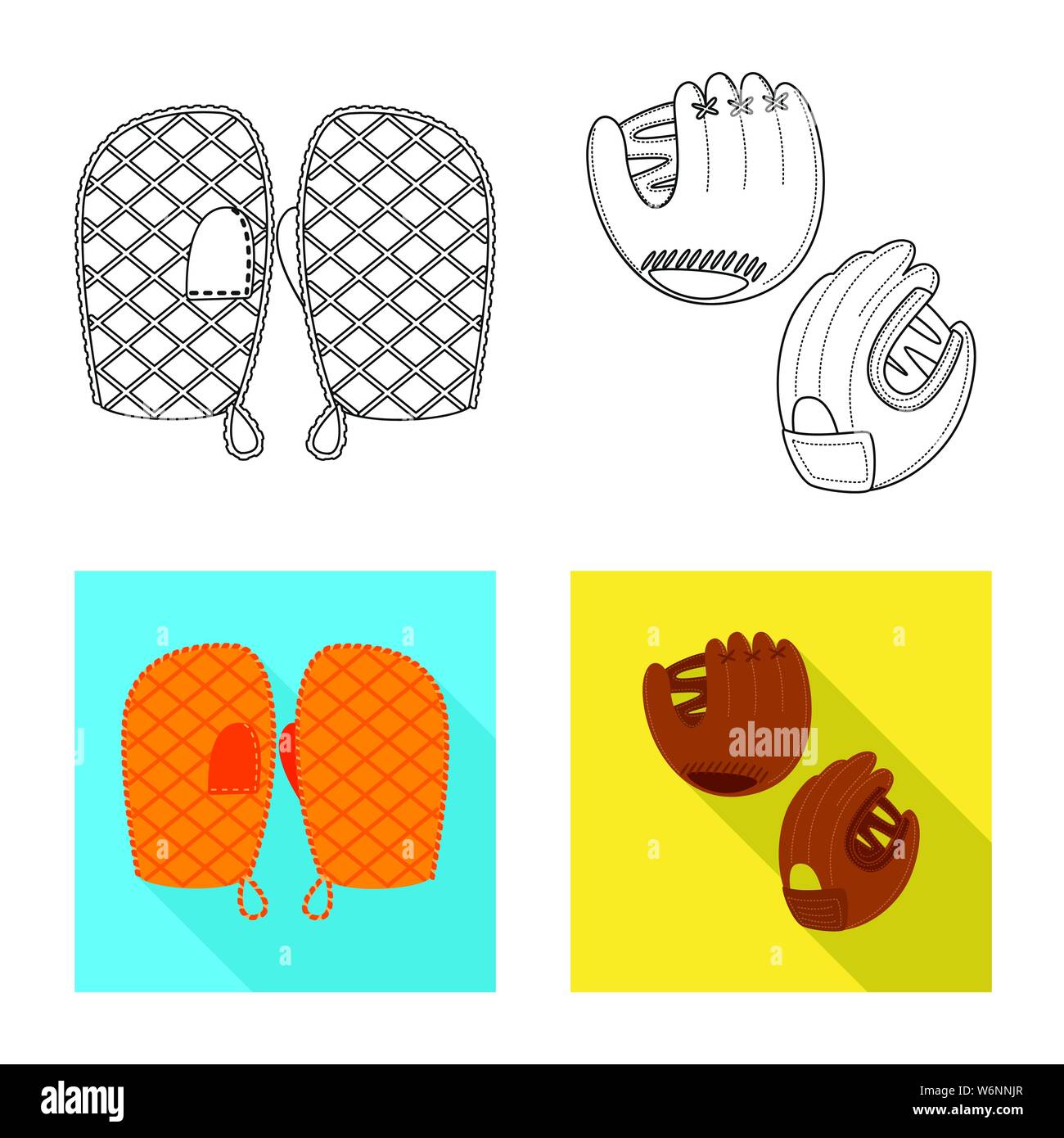 Isoliertes Objekt der Silhouette und Sicherheit Symbol. Satz von Silhouette und Komfort vektor Illustration. Stock Vektor