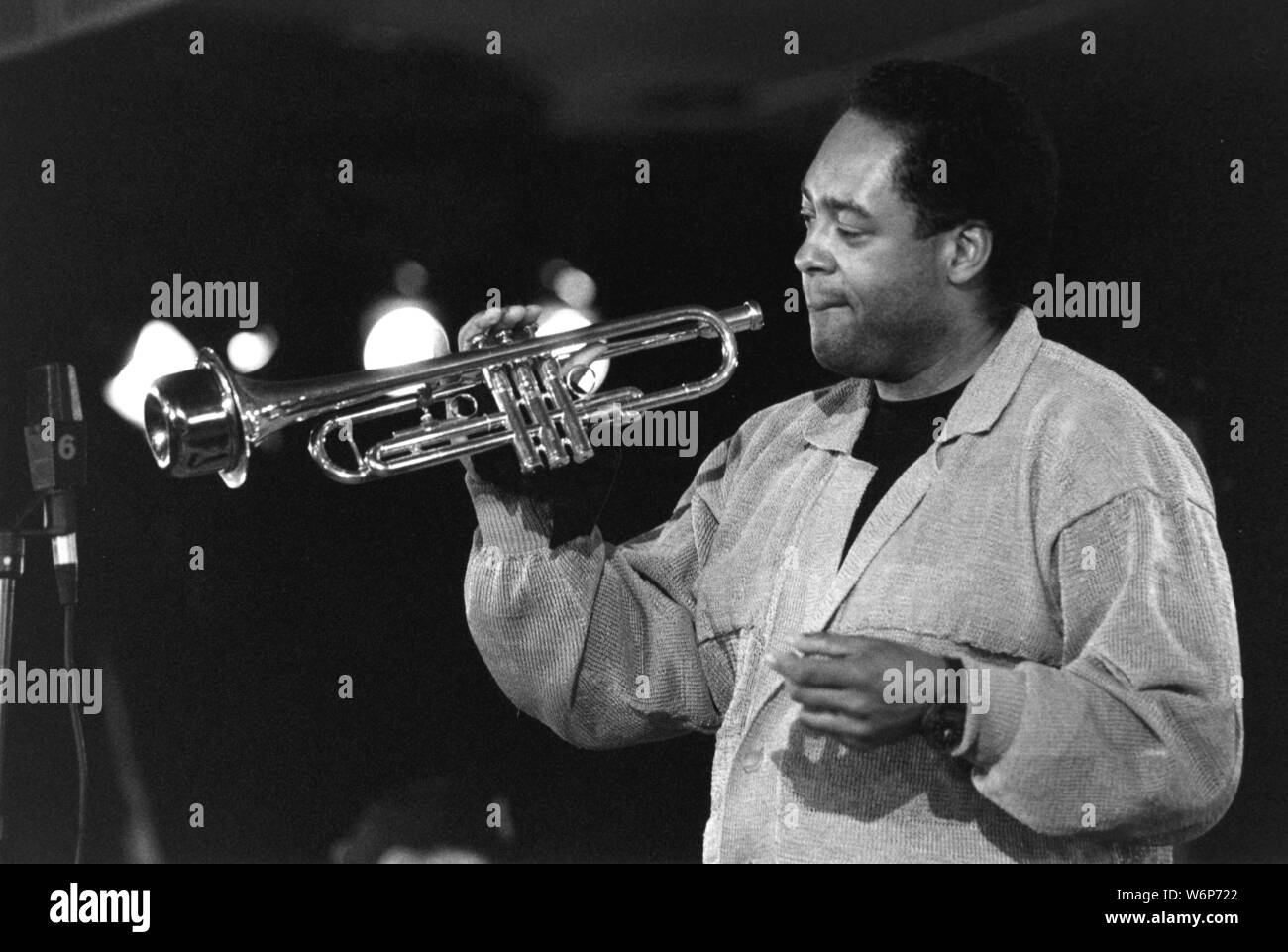 Jon Faddis, amerikanischer Jazztrompeter, North Sea Jazz Festival, Den Haag, Holland, c 1991. Stockfoto