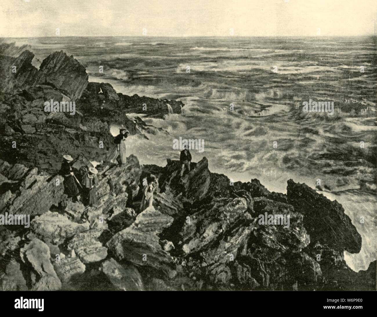 Eine Kuste Szene In Warrnambool 1901 Die Ersten Dokumentierten