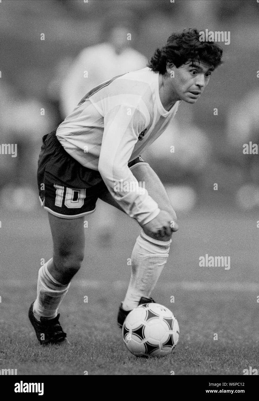 DIEGO MARADONA, Argentinien, 1988 Stockfoto