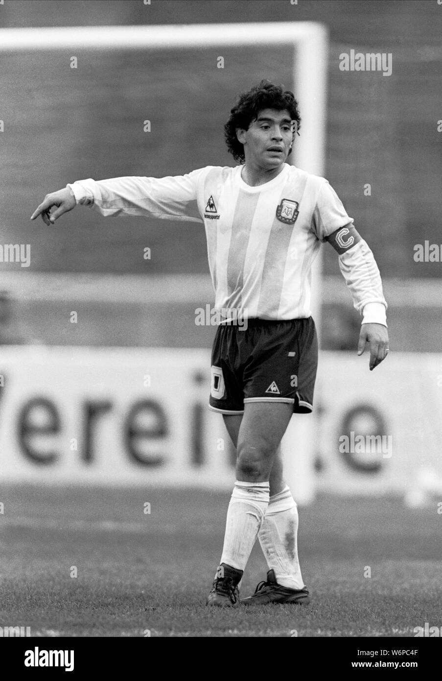 DIEGO MARADONA, Argentinien, 1988 Stockfoto
