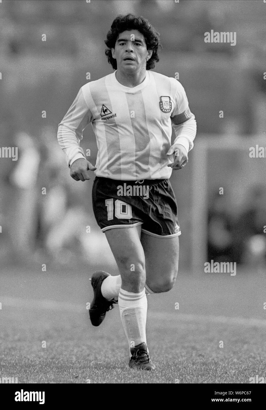 DIEGO MARADONA, Argentinien, 1988 Stockfoto