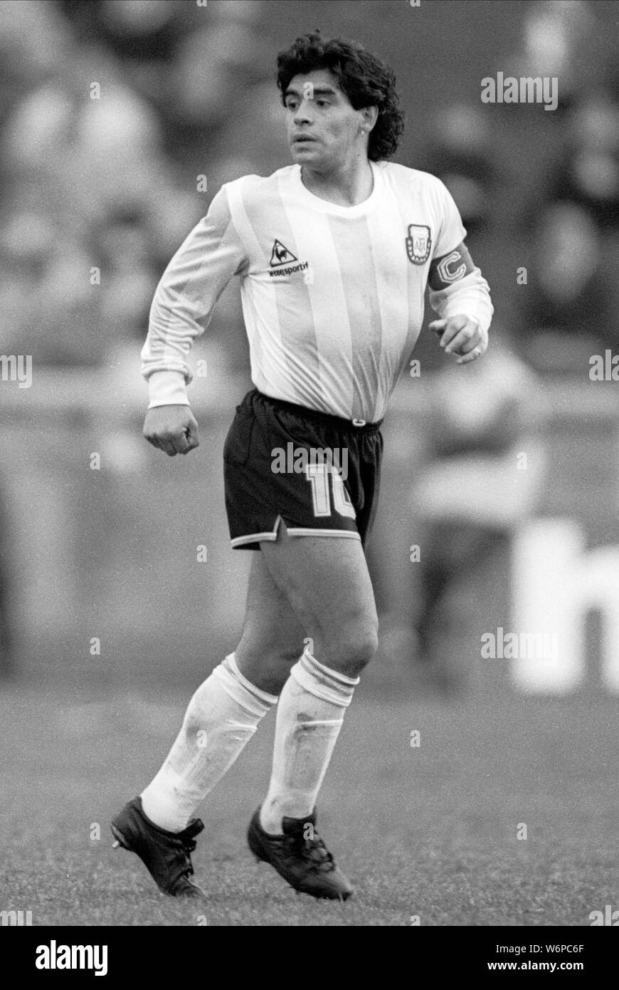 DIEGO MARADONA, Argentinien, 1988 Stockfoto