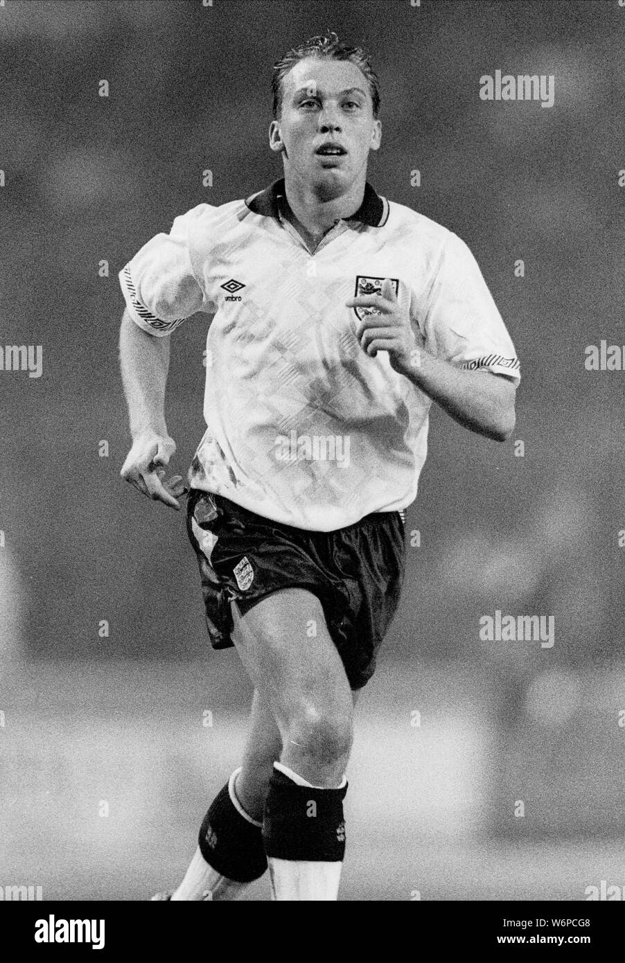 DAVID PLATT, England und Aston Villa FC, 1990 Stockfoto