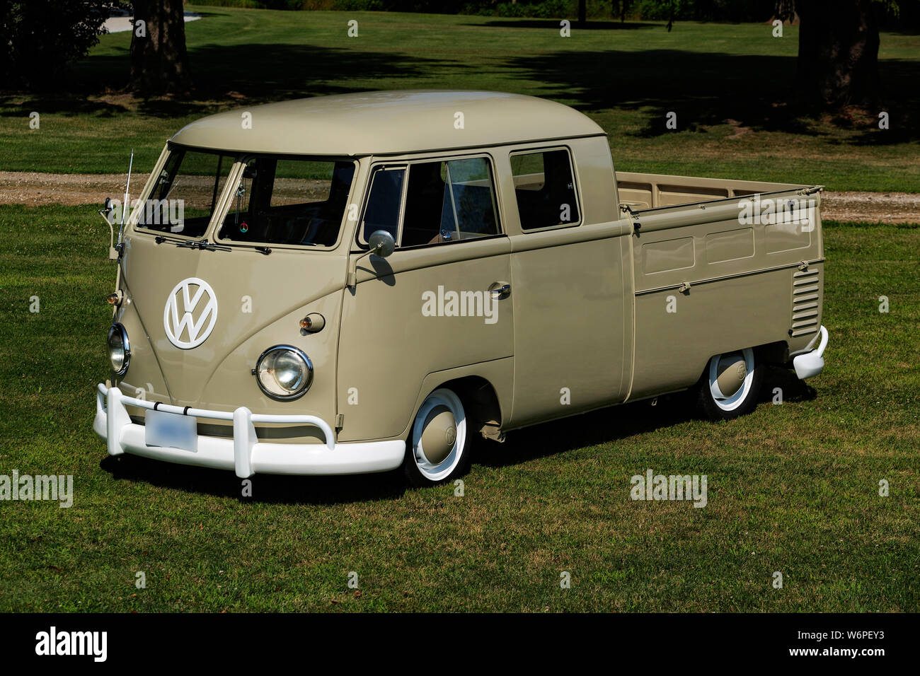 1960 Volkswagen Double-Cab Pickup Stockfoto