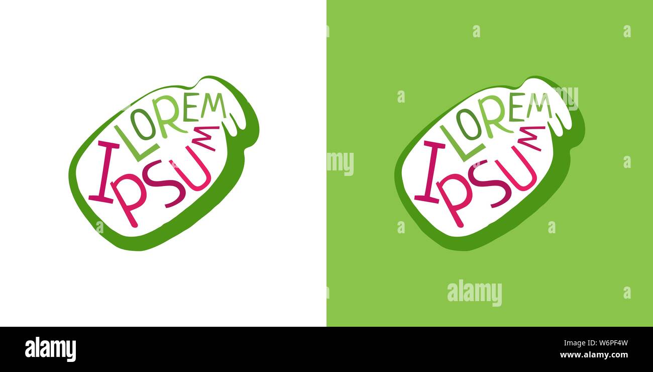 Glas Glas container. Vektor unternehmen design Stil grünen Emblem mit incription Innen. Bank business Symbol Vektor illustration Stock Vektor