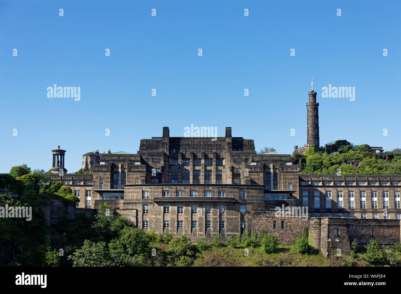 St. Andrew's House in Calton Hill, Edinburgh, Schottland, Vereinigtes Königreich Stockfoto