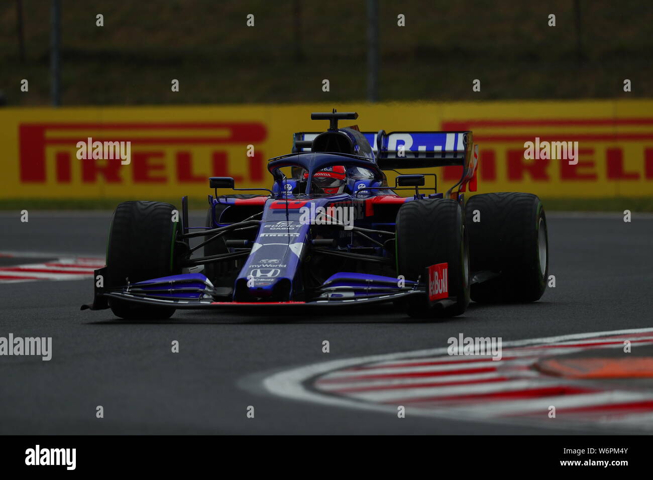 Budapest, Ungarn. 02 Aug, 2019. #26 Daniil Kvyat Toro Rosso Honda. GP von Ungarn, Budapest 2-4 August 2019 Credit: Unabhängige Fotoagentur/Alamy leben Nachrichten Stockfoto