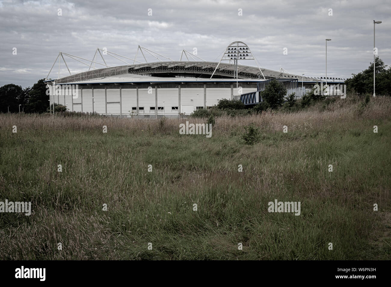 KCOM Stadion, Hull, Großbritannien. Home von Hull City English Football Club und Rumpf FC Super League Rugby League Club. Stockfoto