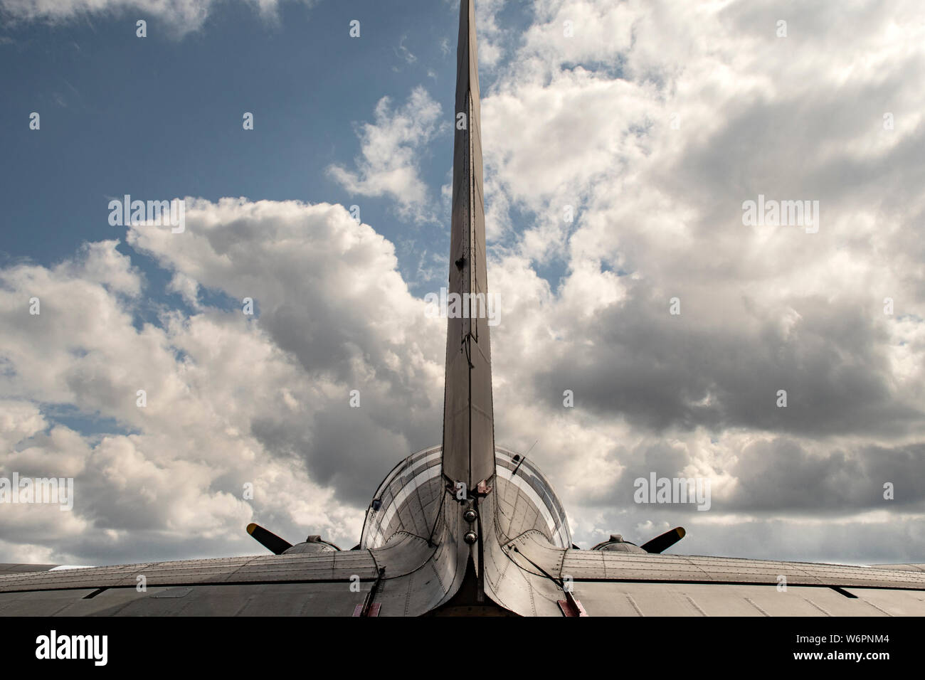 WW2 DC3 Paratroop und Truppentransporter. Stockfoto