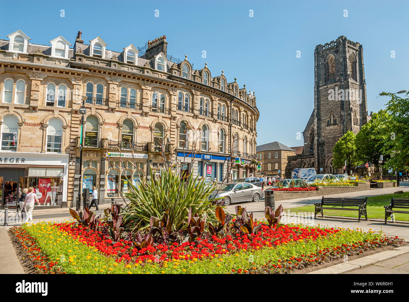 Harrogate (oder Harrogate Spa) ist ein Kurort in North Yorkshire, England Stockfoto