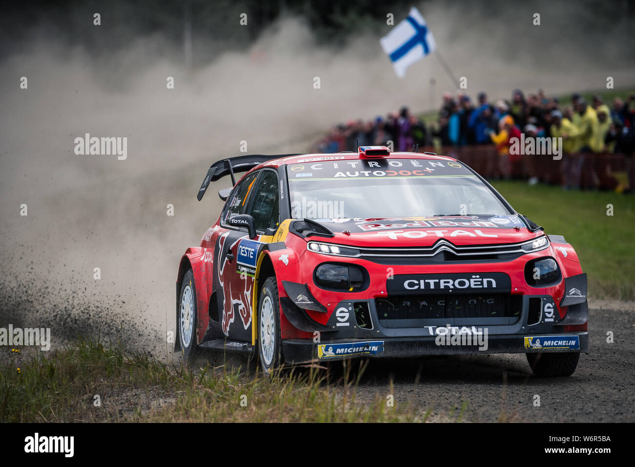 Sebastien Ogier Und Ingrassia Julien Mit Citroen C3 Wrc In Der Phase Nr 3 Moksi Der Wrc Finnland 2019 Ctk Photo Petr Skrivanek Stockfotografie Alamy