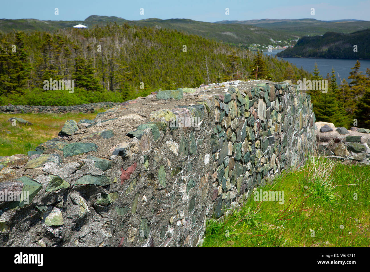 Fort Royal Wand, Castle Hill National Historic Site, Neufundland und Labrador, Kanada Stockfoto