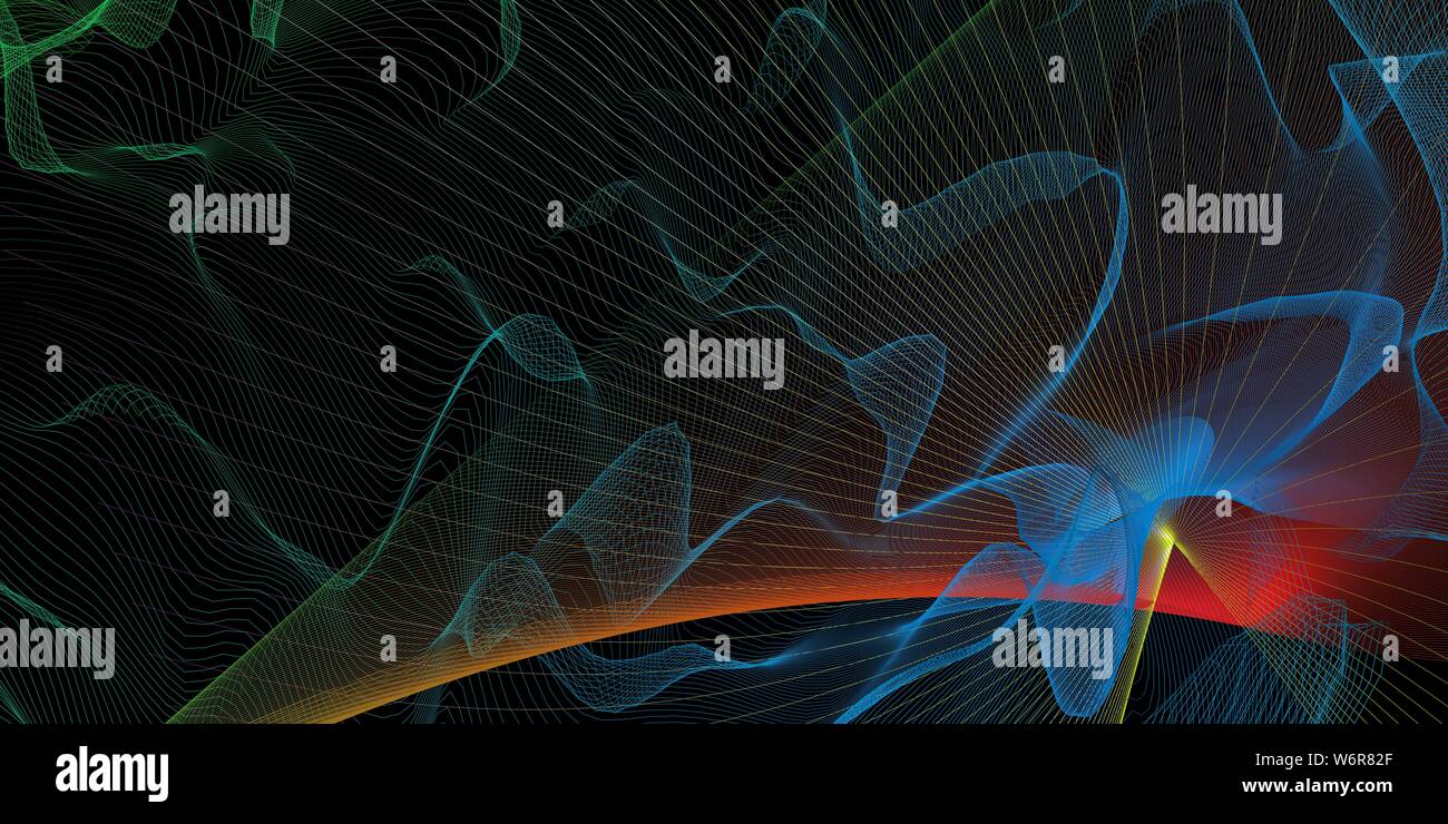 Wave Power moderne Technologie als Wissenschaft Konzept Stockfoto