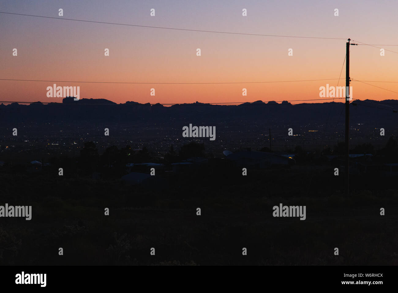 Wüste von New Mexico Stockfoto