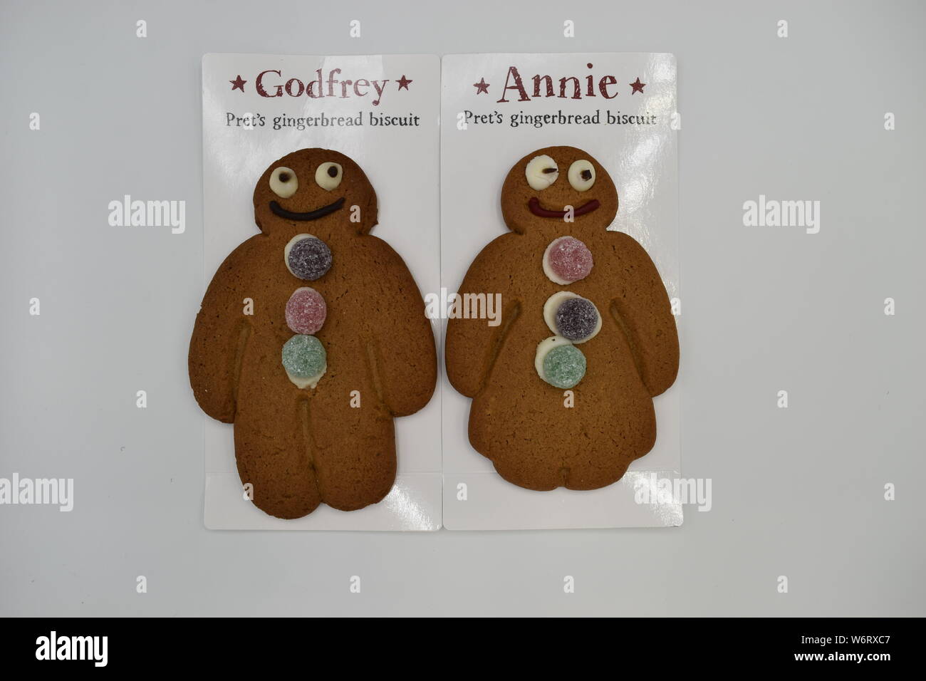 Lebkuchen gender - eine Nachrichten Geschichte für August. Einmal waren sie Lebkuchen Männer. Jetzt sind Sie Freunden oder Tieren oder manchmal Männer und Frauen! Stockfoto