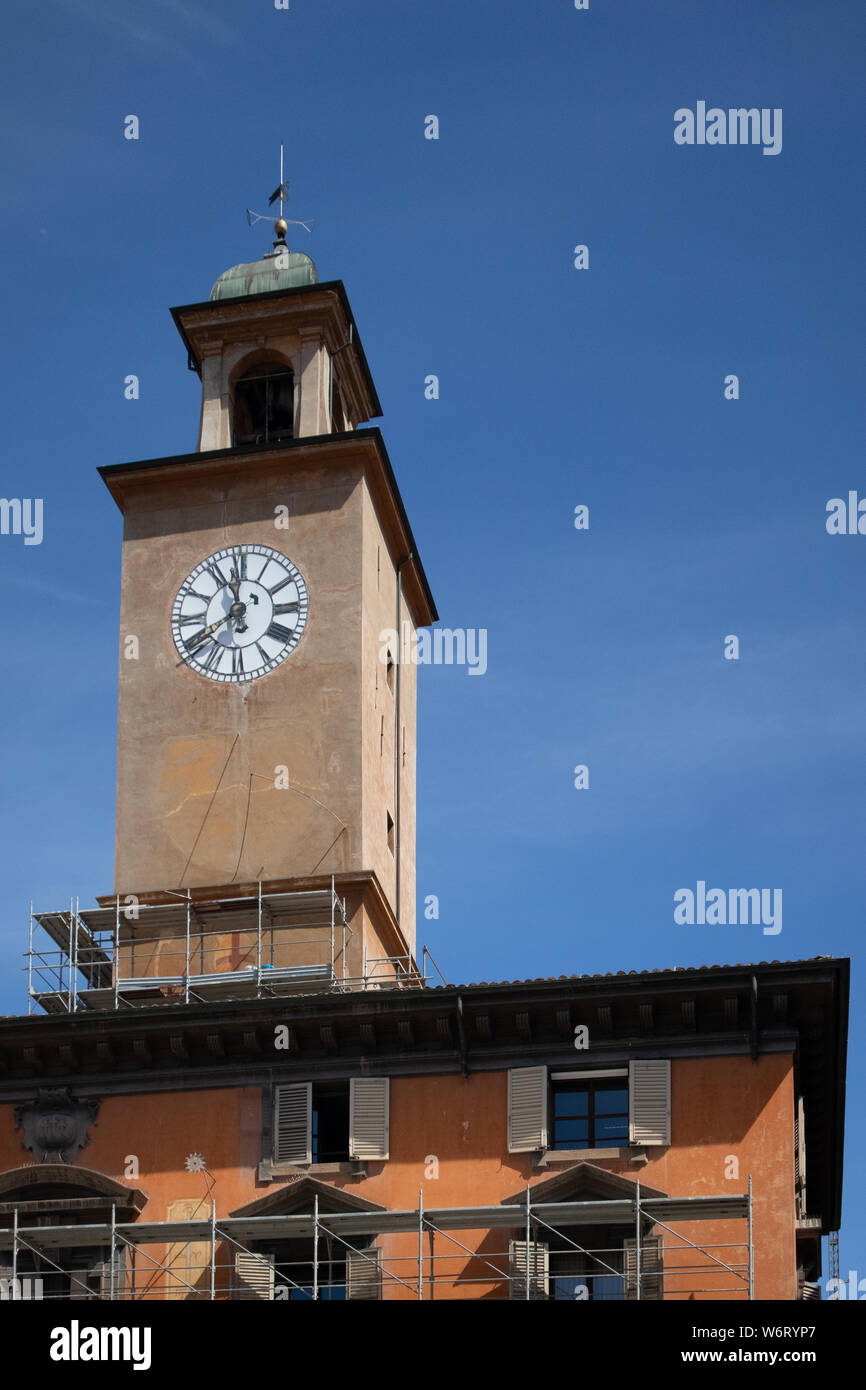 Turm von Uhr, Reggio Emilia, Italien Stockfoto