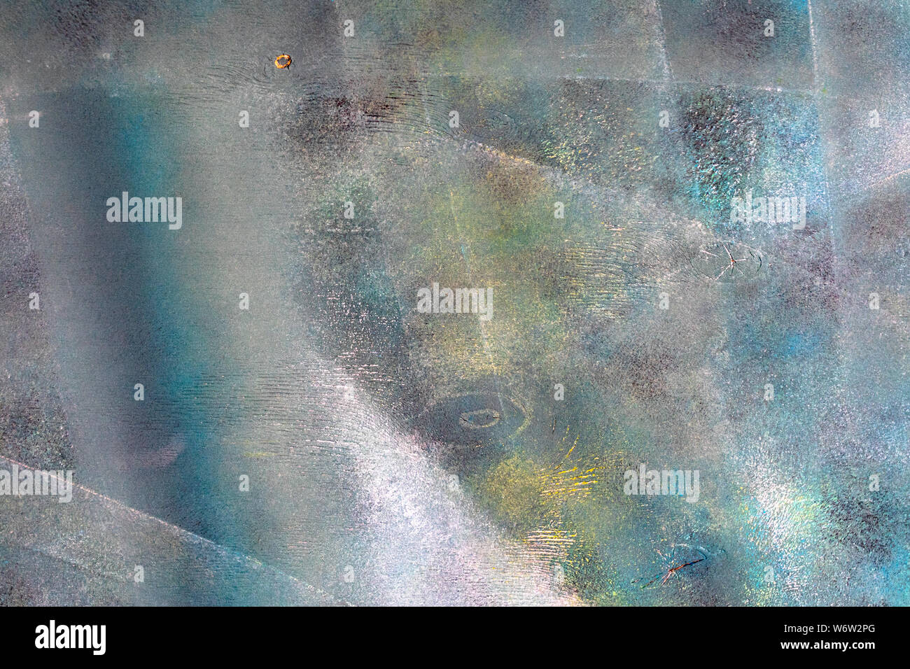 Bunte Lila, Blau Rosa und Beige Wand als Hintergrund, Textur. Abstrakte Textur Ölfarbe auf Leinwand, Hintergrund. Stockfoto