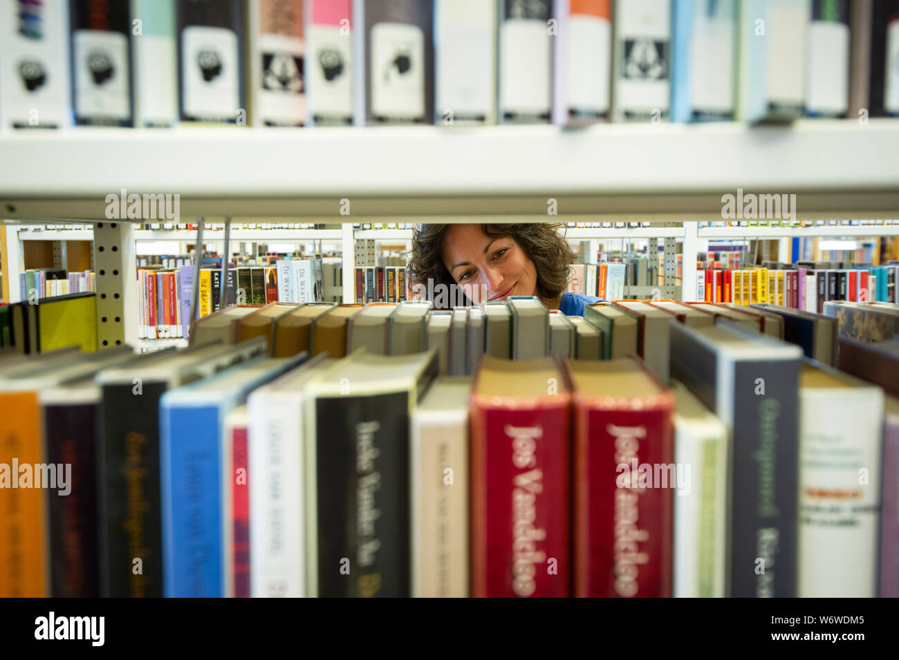 Den Haag. 28-06-2019. Bibliotheek. Foto: Gerrit De Heus der Niederlande. Den Haag. Bibliothek. Foto: Gerrit De Heus Stockfoto