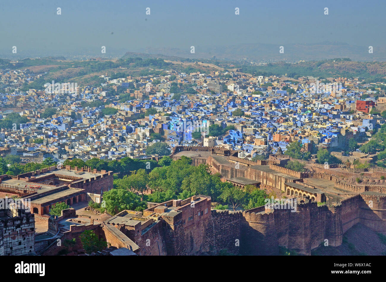 Mehrangarh Fort, Jodhpur, Rajasthan, Indien Stockfoto