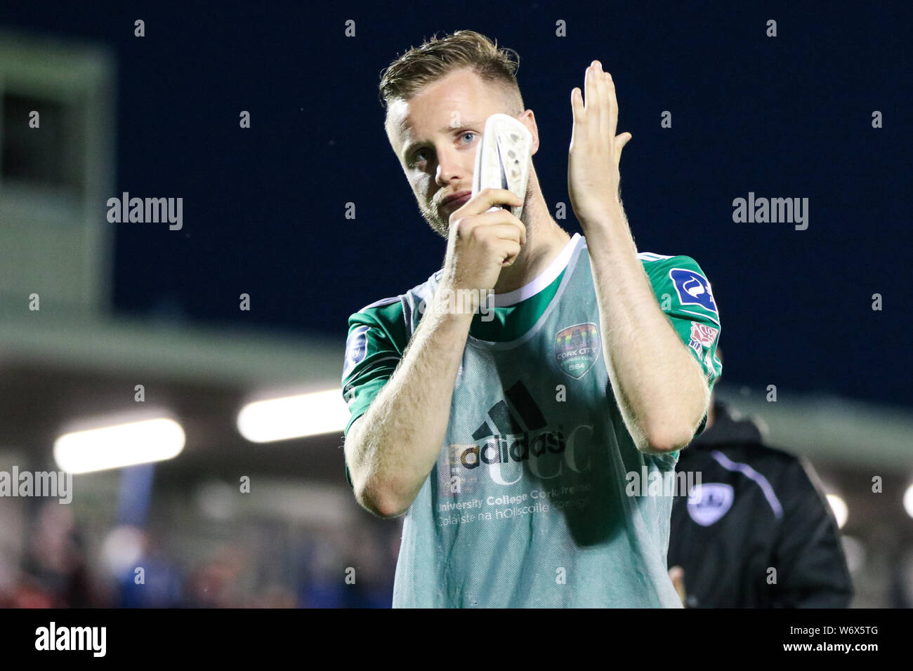 August 2nd, 2019, Cork, Irland - Kevin O'Connor im Liga Irlands Premier Division Match zwischen Cork City FC vs St. Patrick's Athletic FC Stockfoto