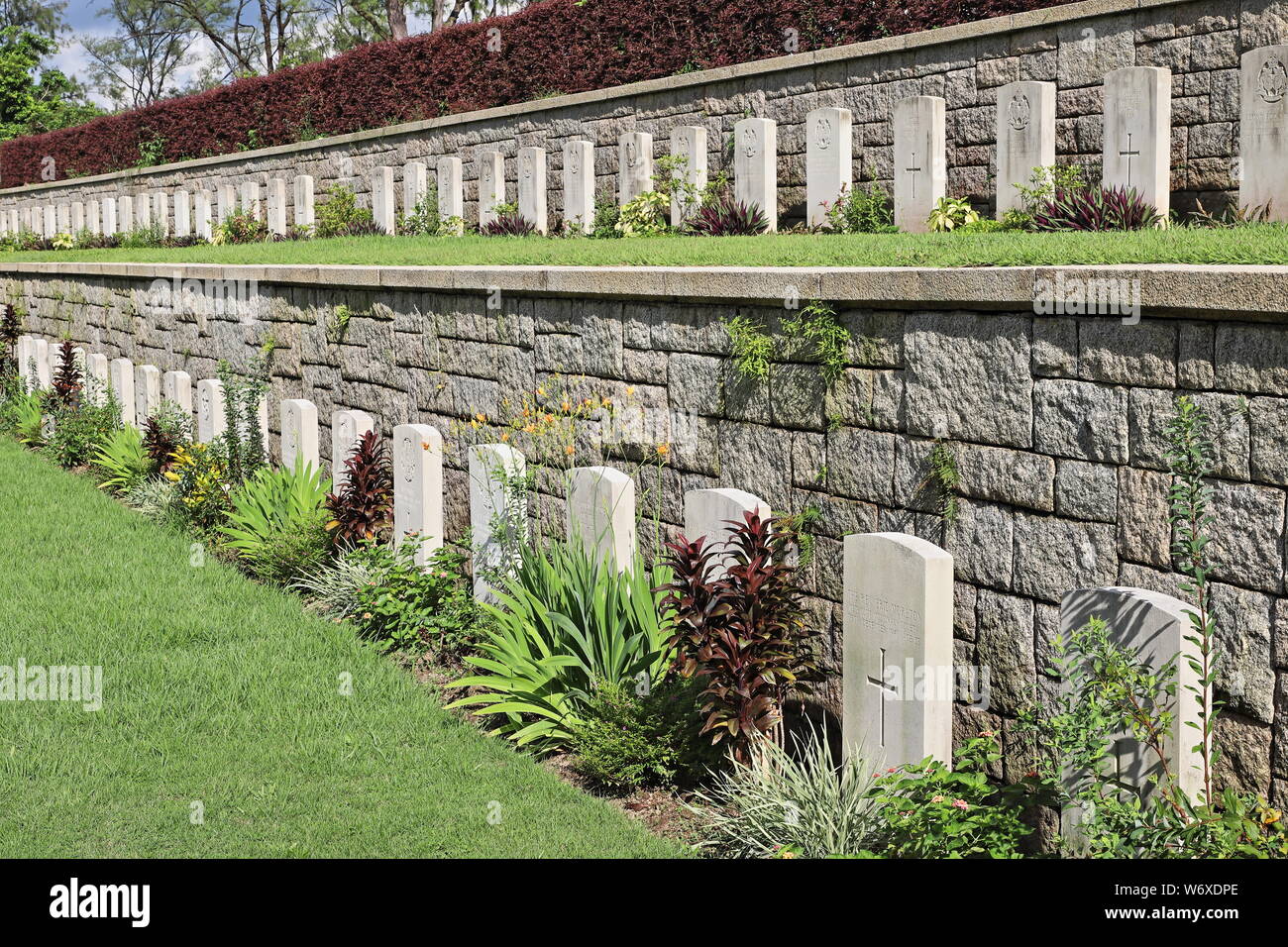 Stanley War Cemetery, Stanley, Hong Kong Stockfoto