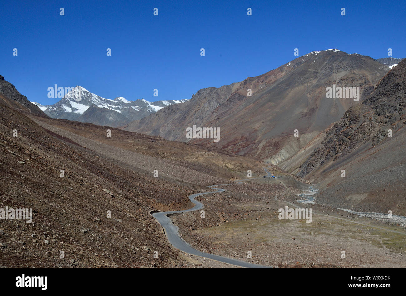 Suraj Tal, Barlacha La, Himachal Pradesh, Indien Stockfoto