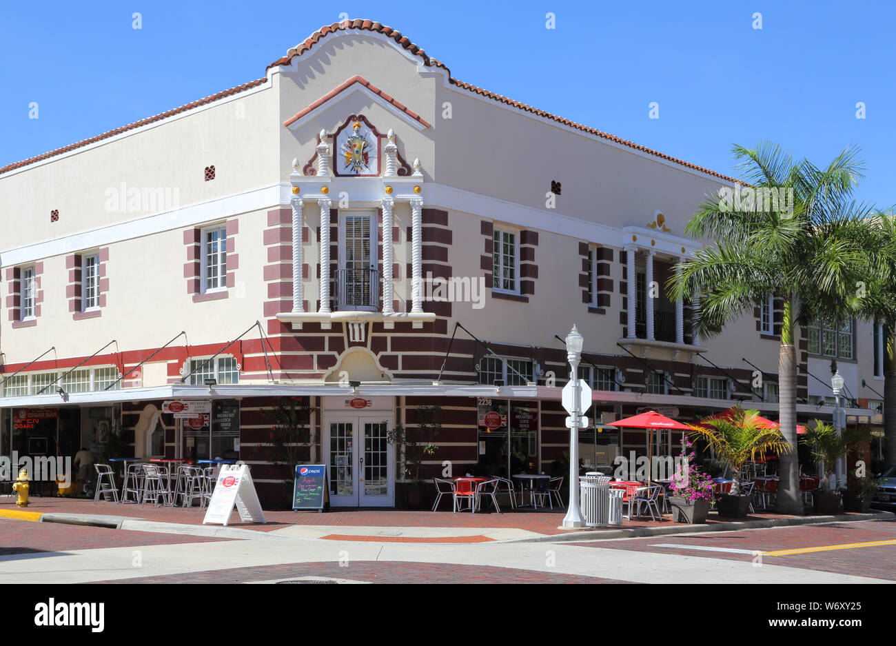 Die Altstadt von Fort Myers auf der Florida Küste Stockfoto