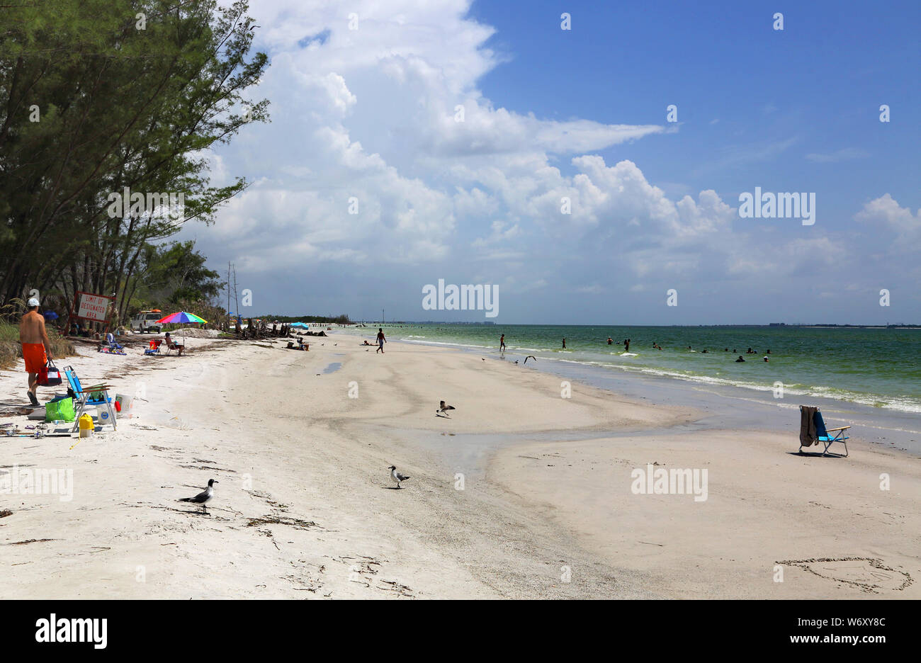 Fort De Soto Park und Strand in der Nähe von St. Petersburg, florida Stockfoto