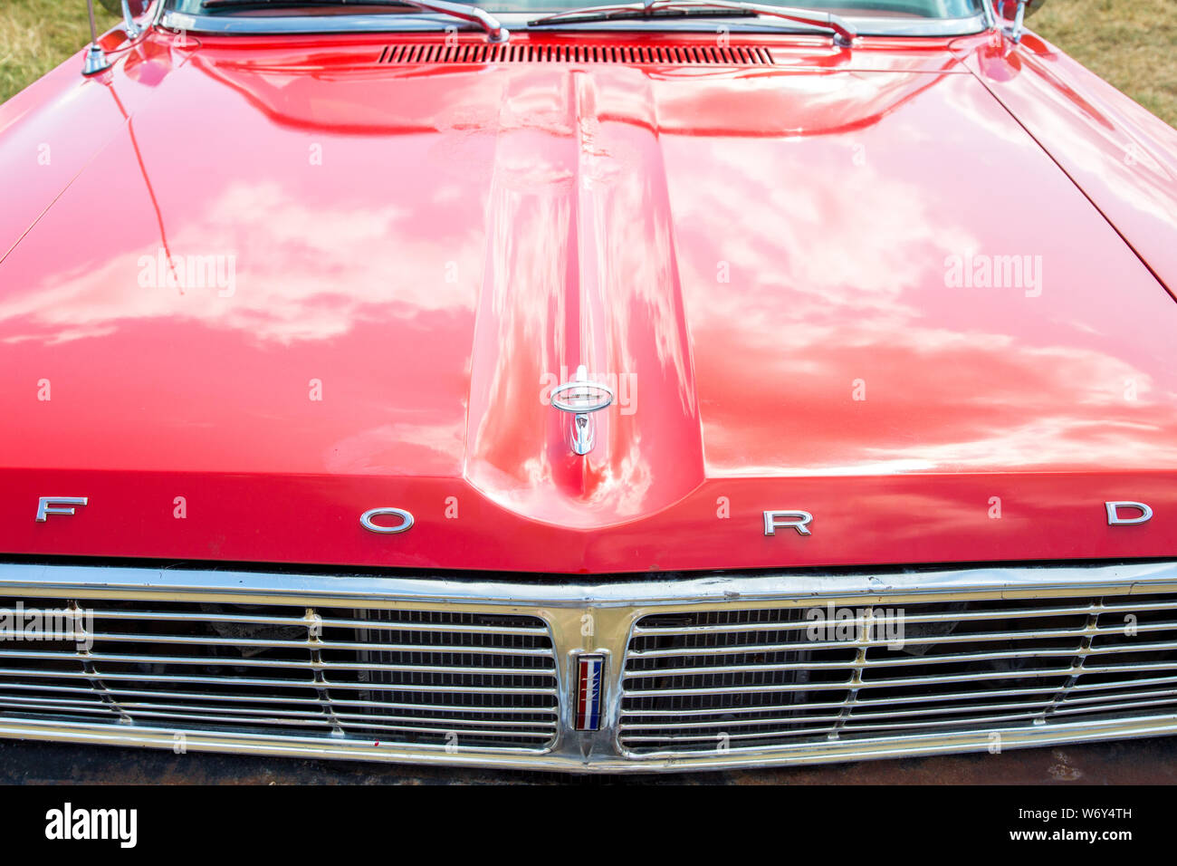 Vintage Ford Auto Abzeichen Stockfoto
