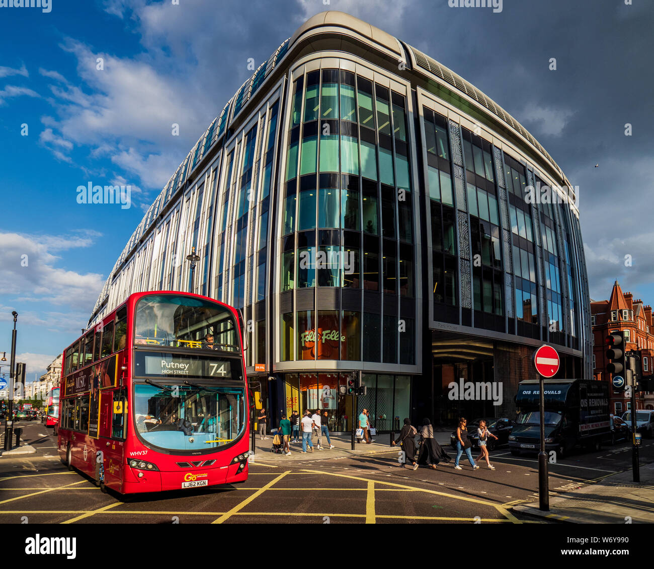 Oxford Street Park House an der Oxford St im Zentrum Londons. Gebäude mit gemischter Nutzung wurde 2012 eröffnet Architekten Robin Partington Architects Stockfoto