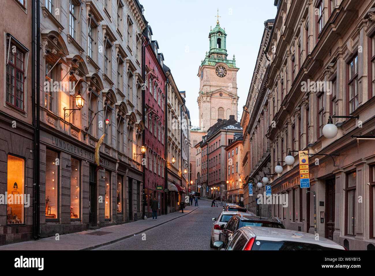 Die Kathedrale des Heiligen Nikolaus in Stockholm, Schweden Stockfoto