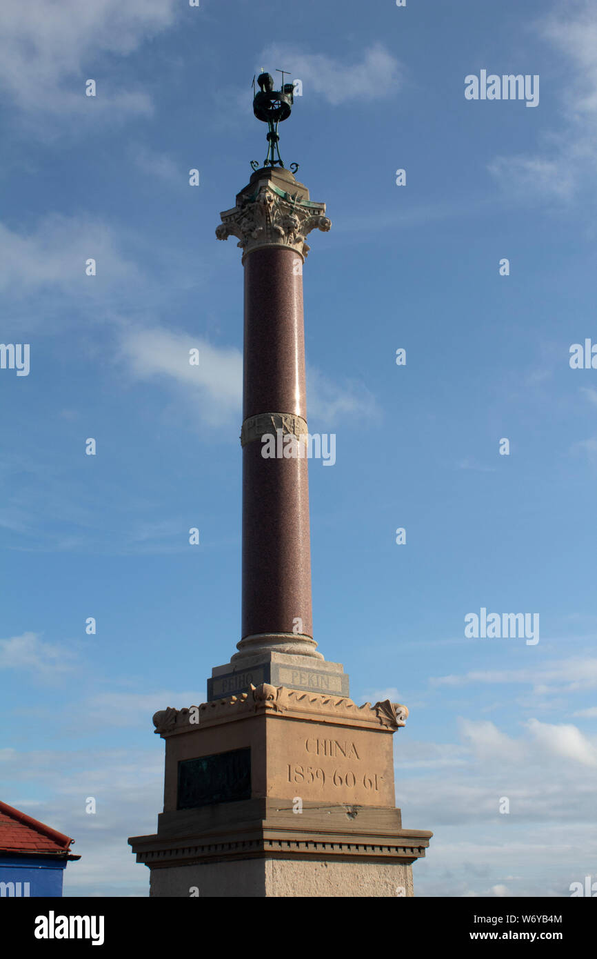 Die HMS Chesapeake Gedenkstätte auf Clarence Esplanade, Southsea, Portsmouth, Hampshire, Großbritannien Stockfoto