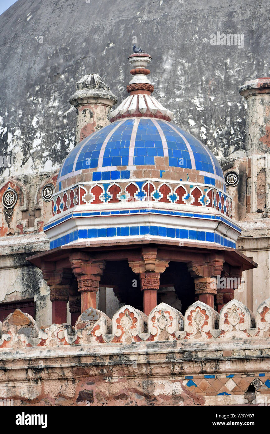 Isa Khan Niyazi's Grabmal im Grabmal des Humayun, Delhi, Indien, Asien Stockfoto