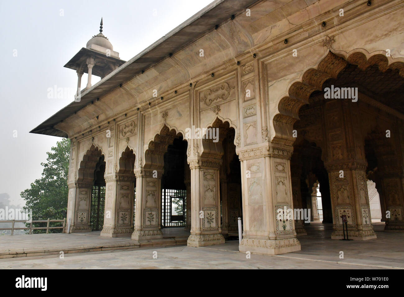 Die Diwan-i-Aam Aula, Red Fort, Delhi, Indien, Asien Stockfoto