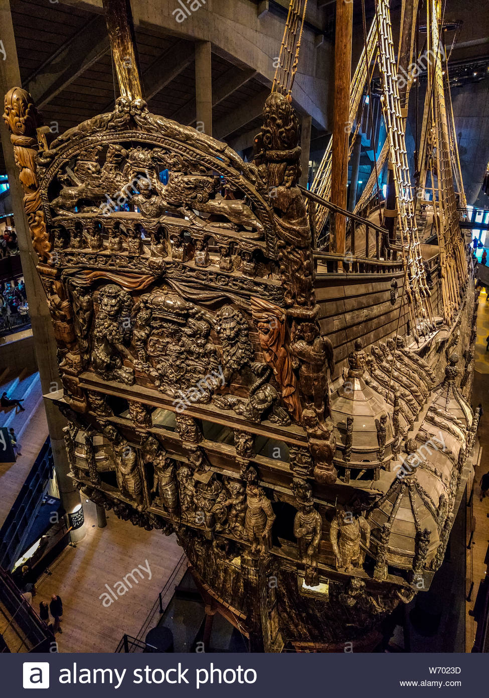 Die Vasa Schiff kenterte und sank in Stockholm, Schweden 1628 ...