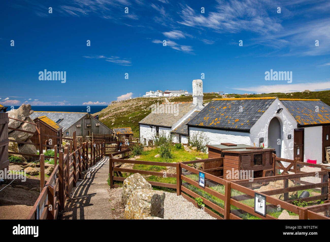 Großbritannien, England, Cornwall, Sennen, Land's End, Carn Greeb, Green Farm Kinderbauernhof Attraktion Stockfoto